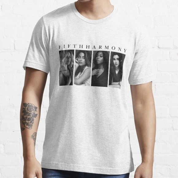 FIFTH HARMONY White T-Shirt Unisex - Picture 1 of 4